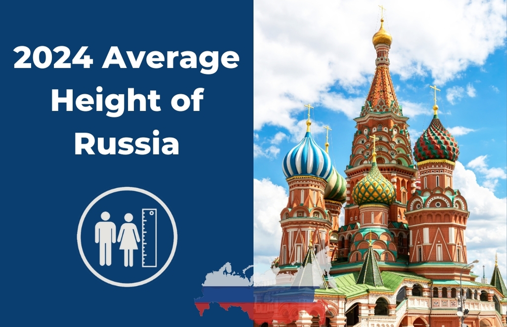 2024 Average Height of Russia