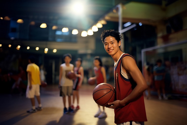 Playing basketball increases height
