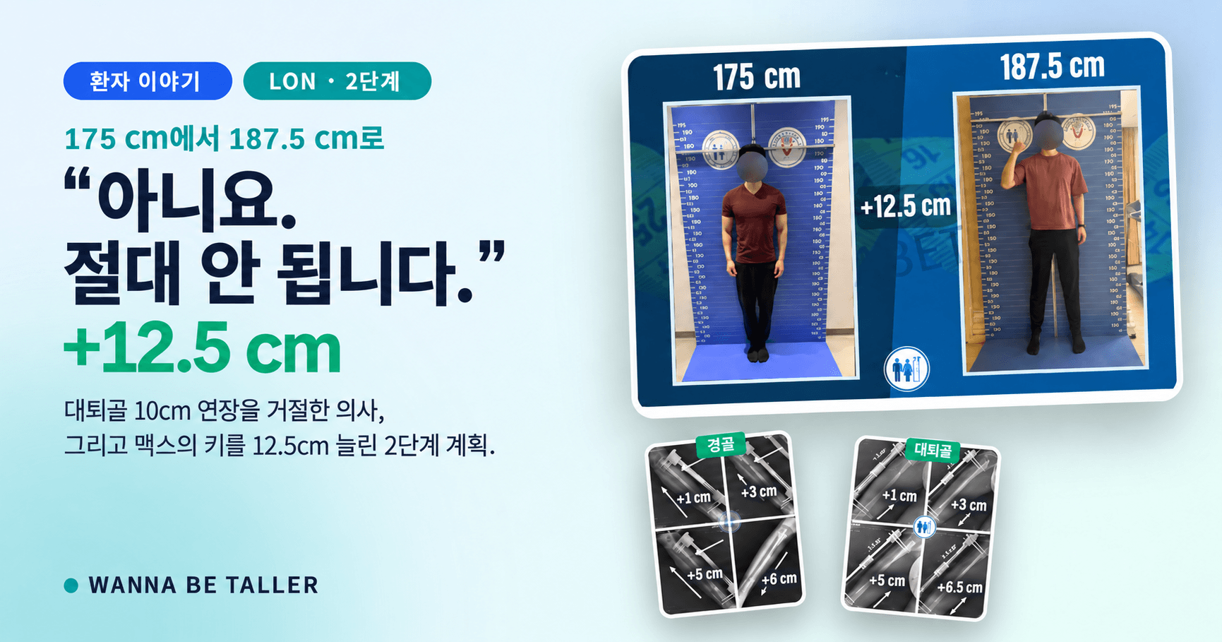 175cm에서 187.5cm로: 맥스의 전체 여정